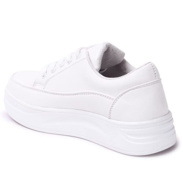 Vendoz Women White Stylish Casual Sneakers – Shoe Commerce: All about Shoes